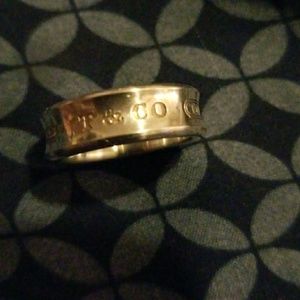 silver tiffany & co silver band